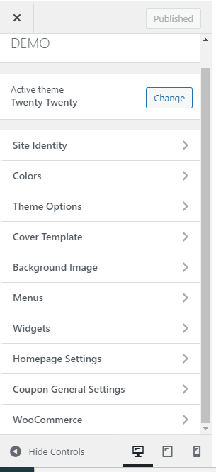 Remove Additional CSS from WordPress Customizer