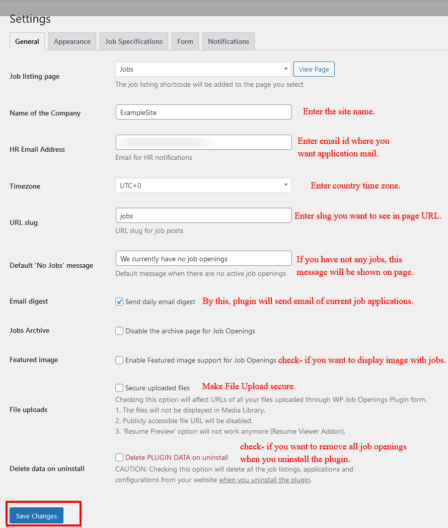 general-setting-wp-job-opening-plugin