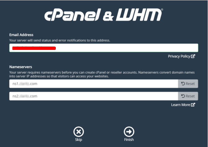 cPanel and WHM