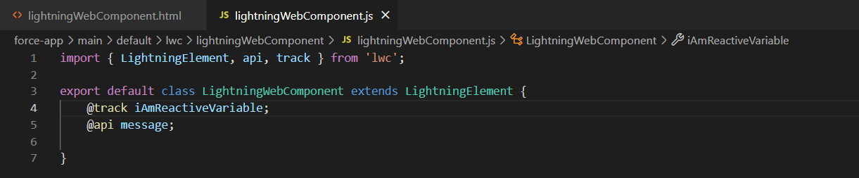 Lighting Web Components Message