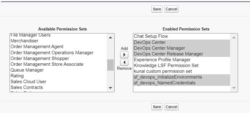 Permission Sets